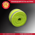 Modifique para requisitos particulares el elástico de la cinta reflectiva ancho verde